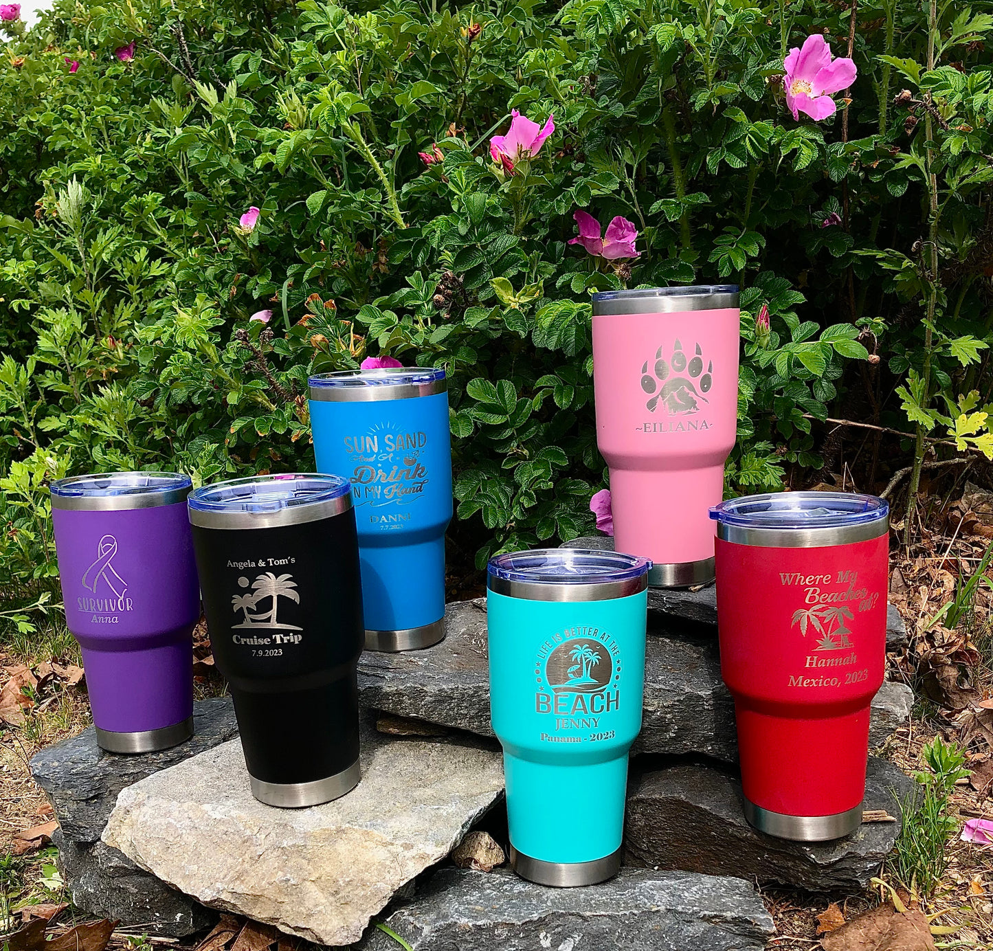 Tumbler 30oz Personalized Insulated Stainless Steel Custom design