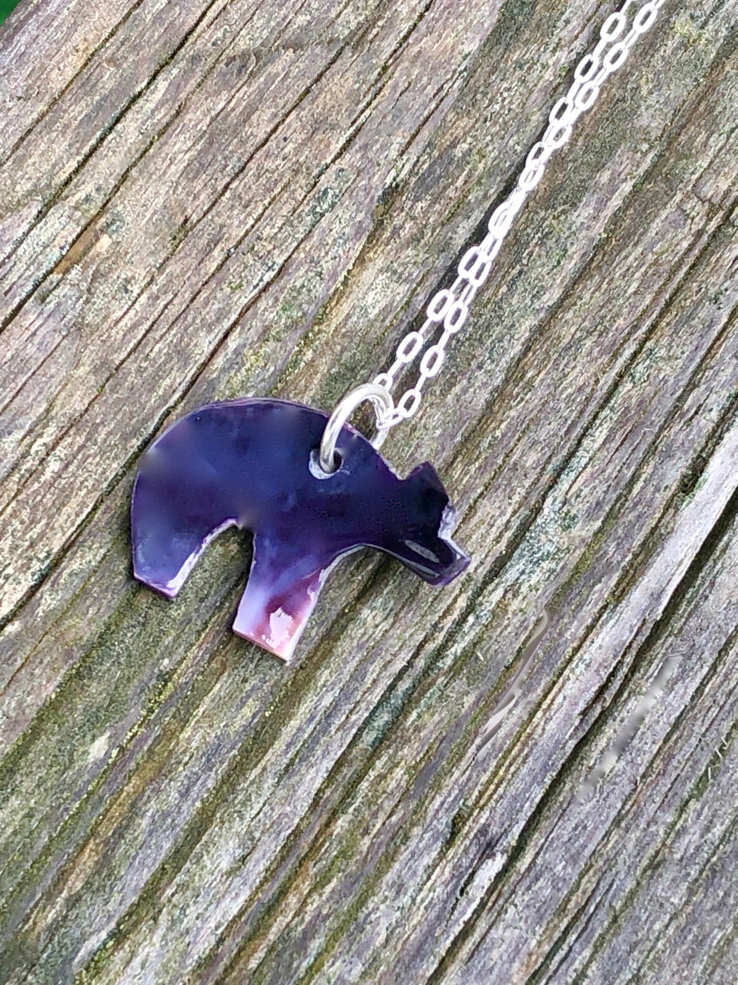 Wampum Bear Style Necklace