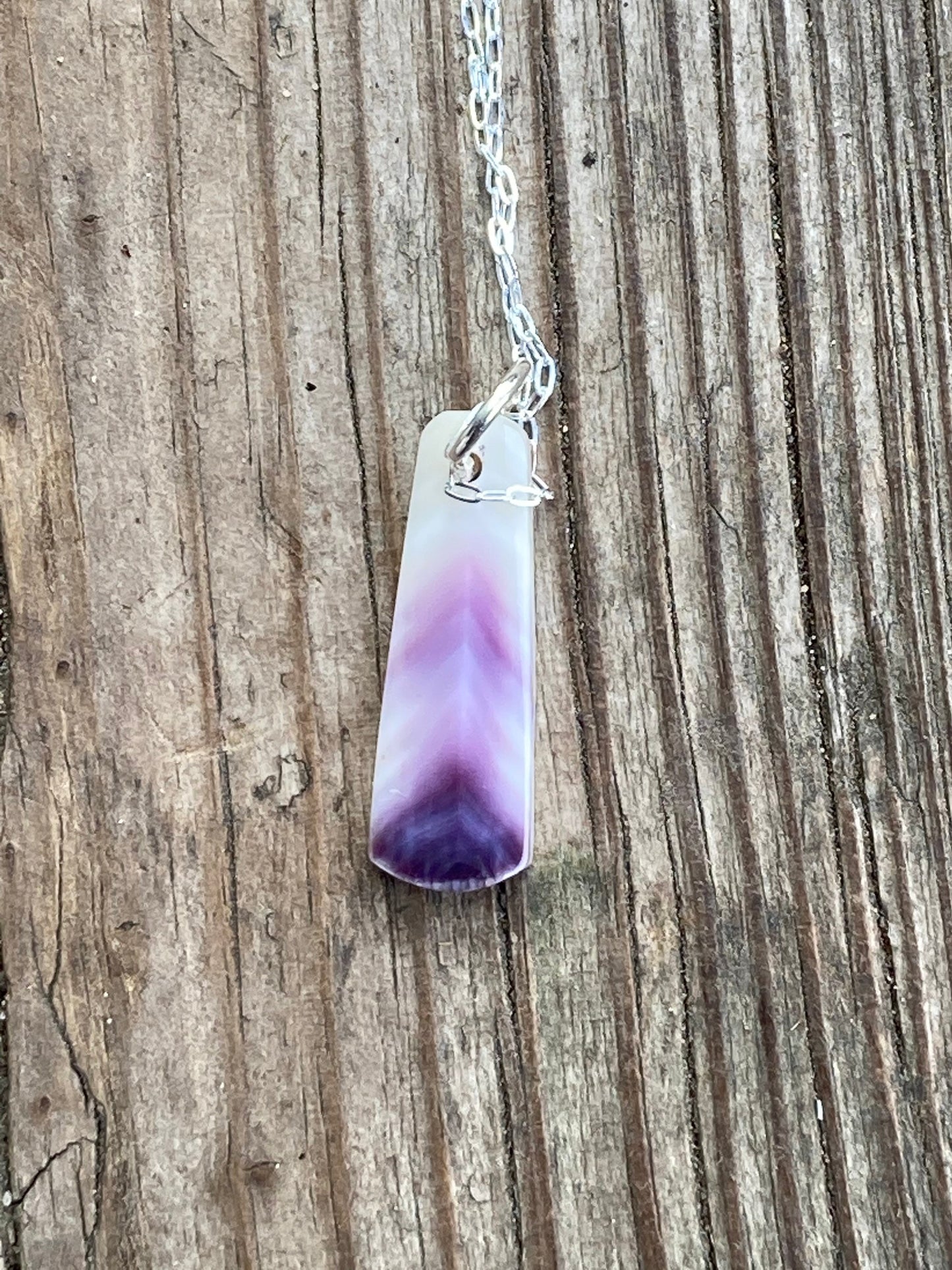 Wampum Feather Necklace.