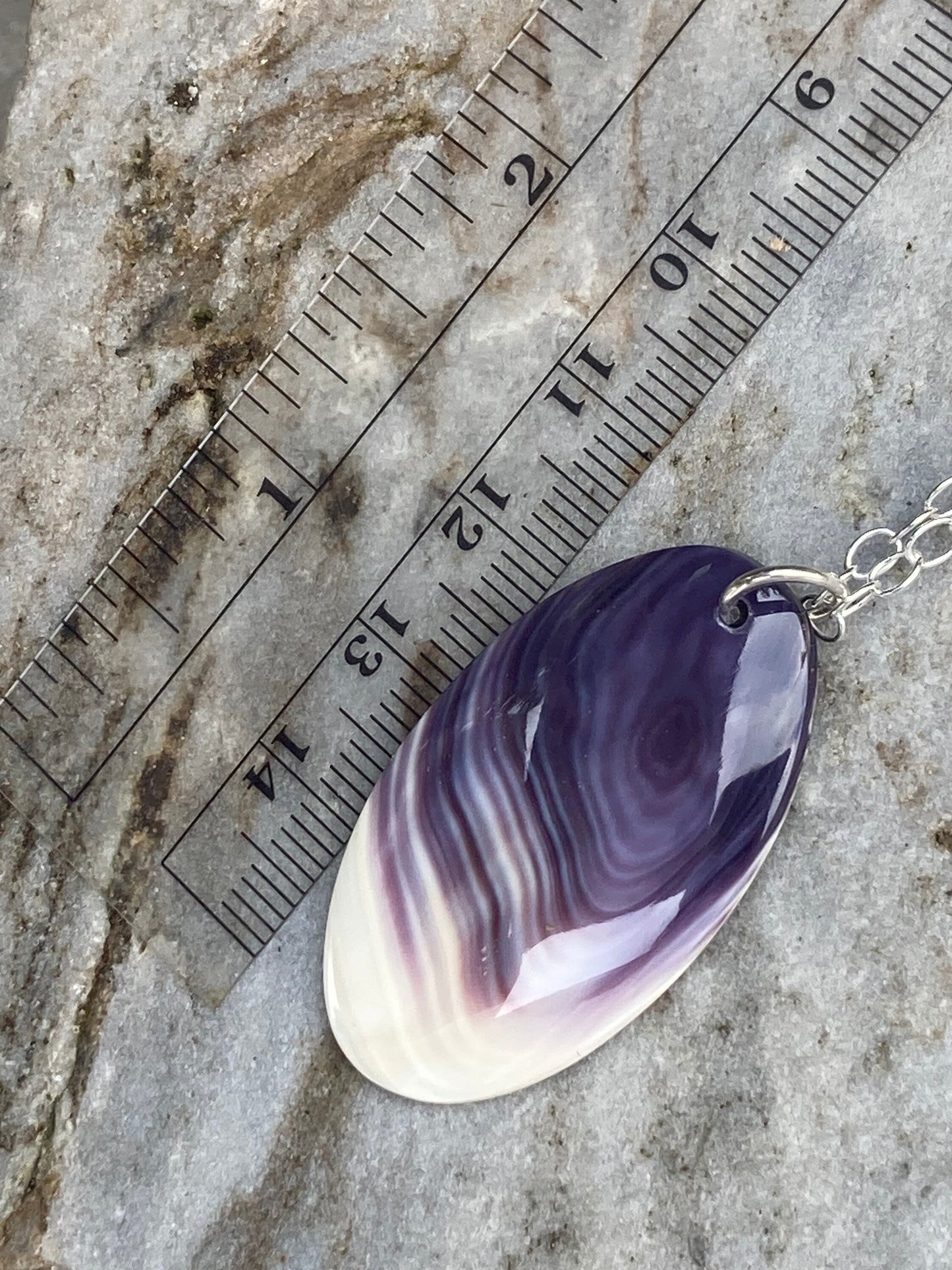 Handmade Wampum Oval Necklace