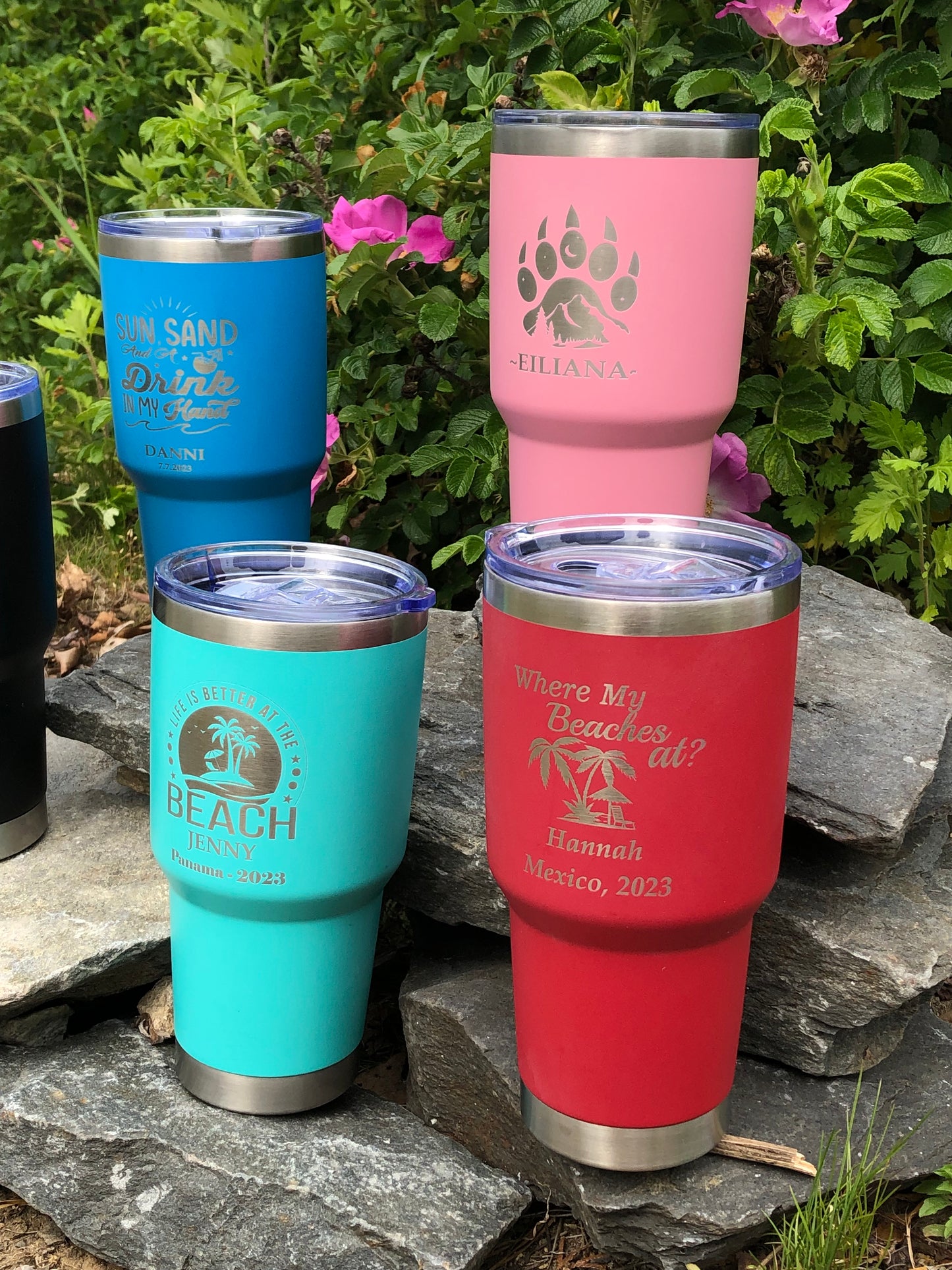 Tumbler 30oz Personalized Insulated Stainless Steel  Custom design