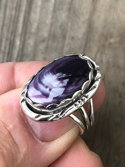 Wampum Large Oval Ring