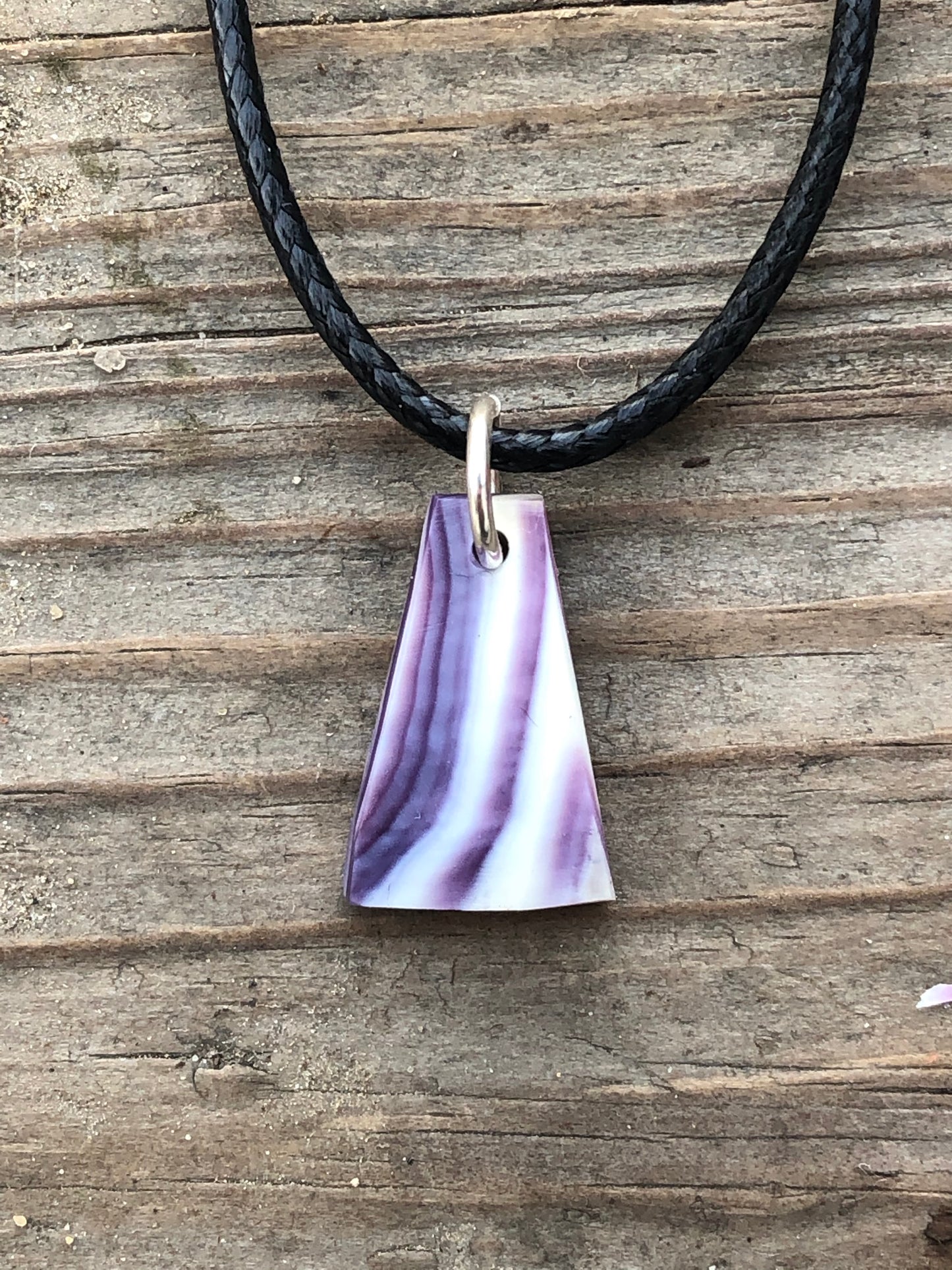 Free Form Wampum  necklace