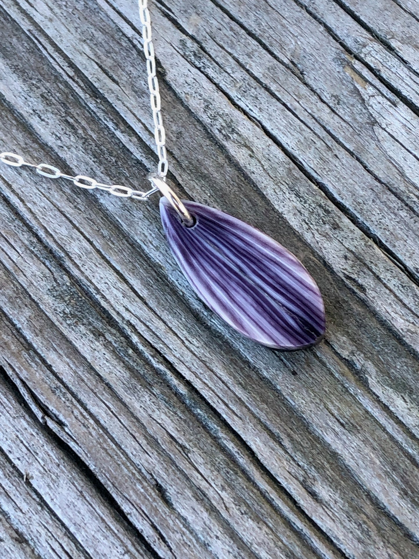 Beautiful Crocus petal necklace