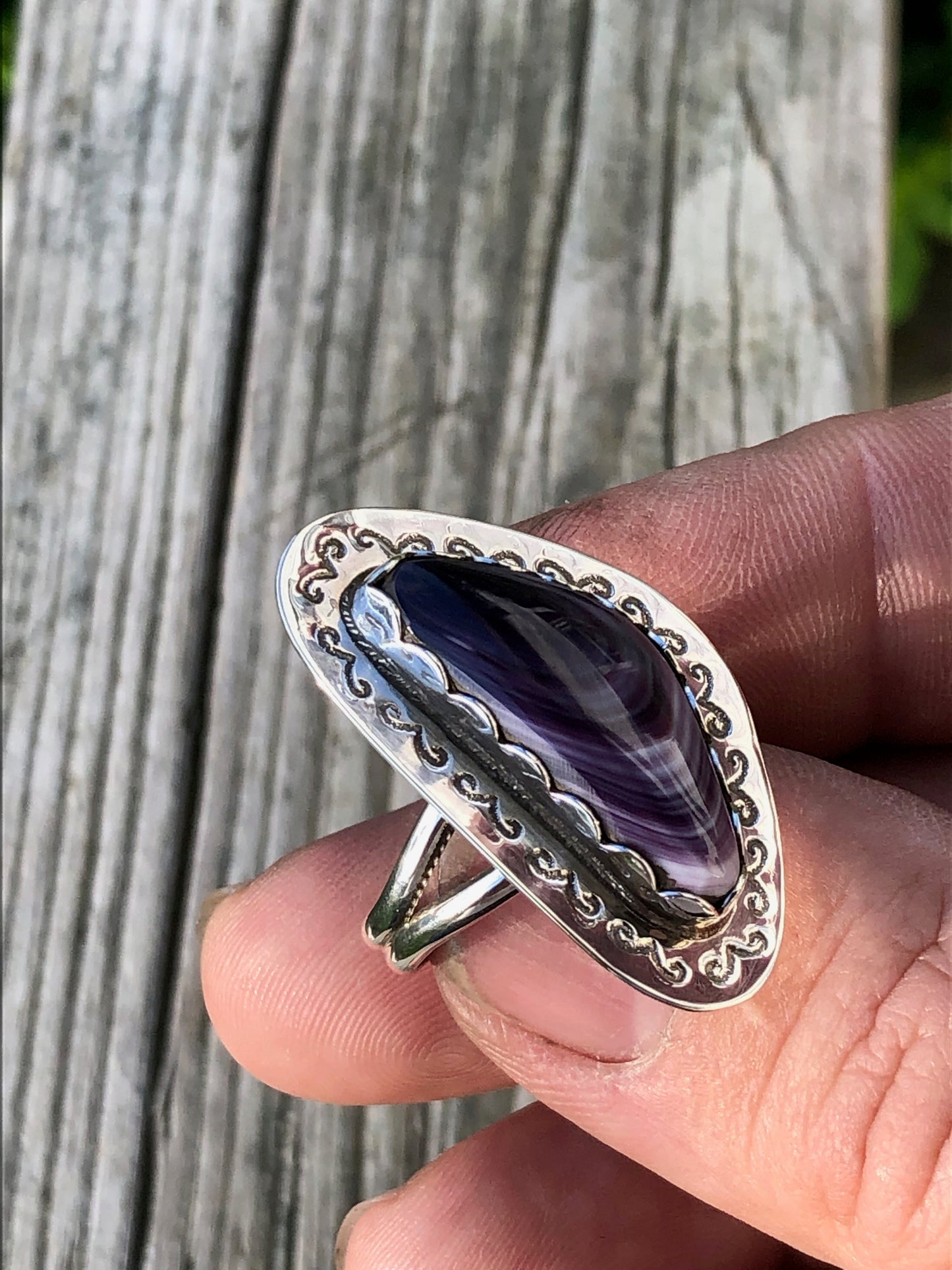 Wampum Free form ring