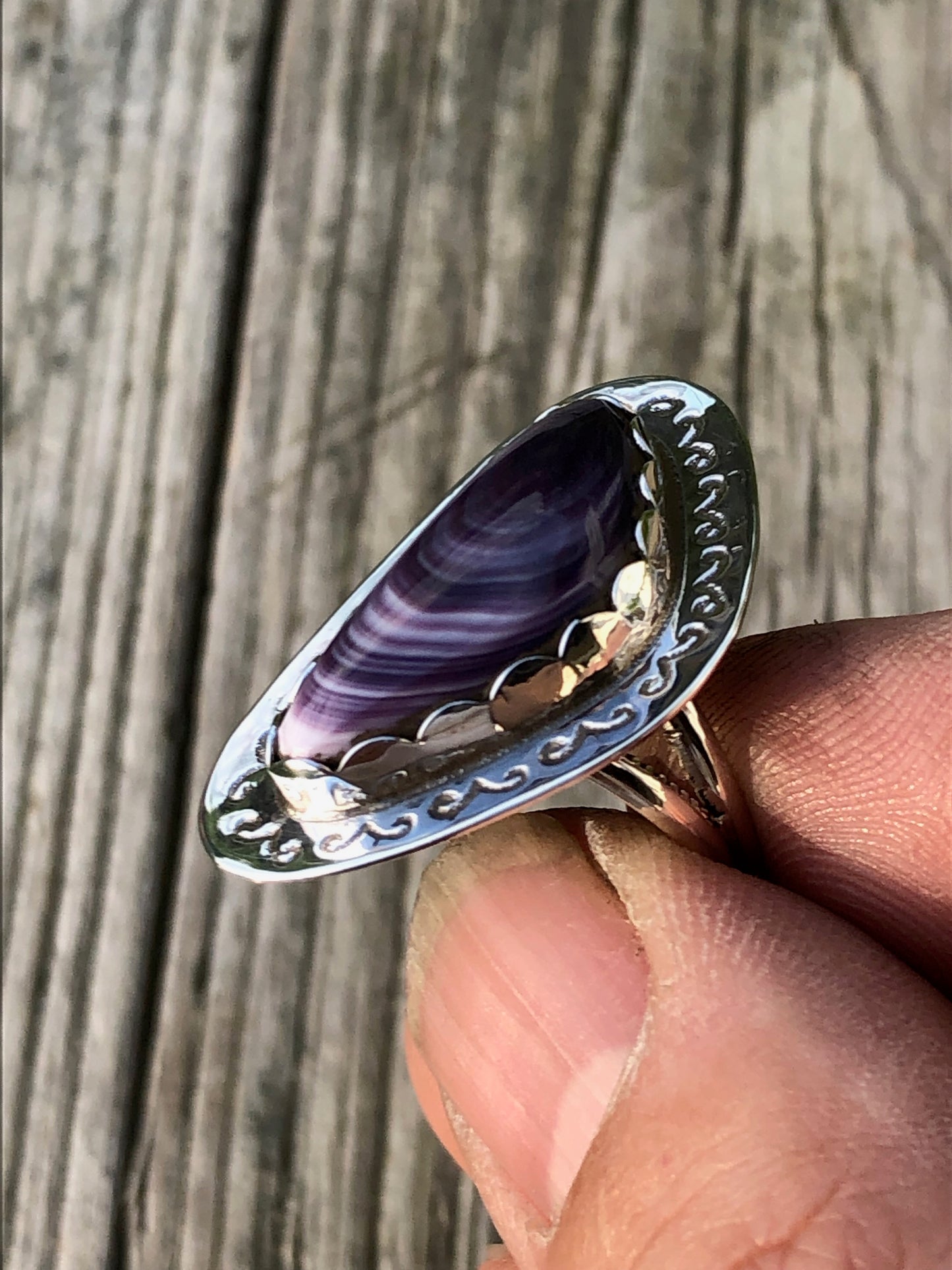 Wampum Free form ring