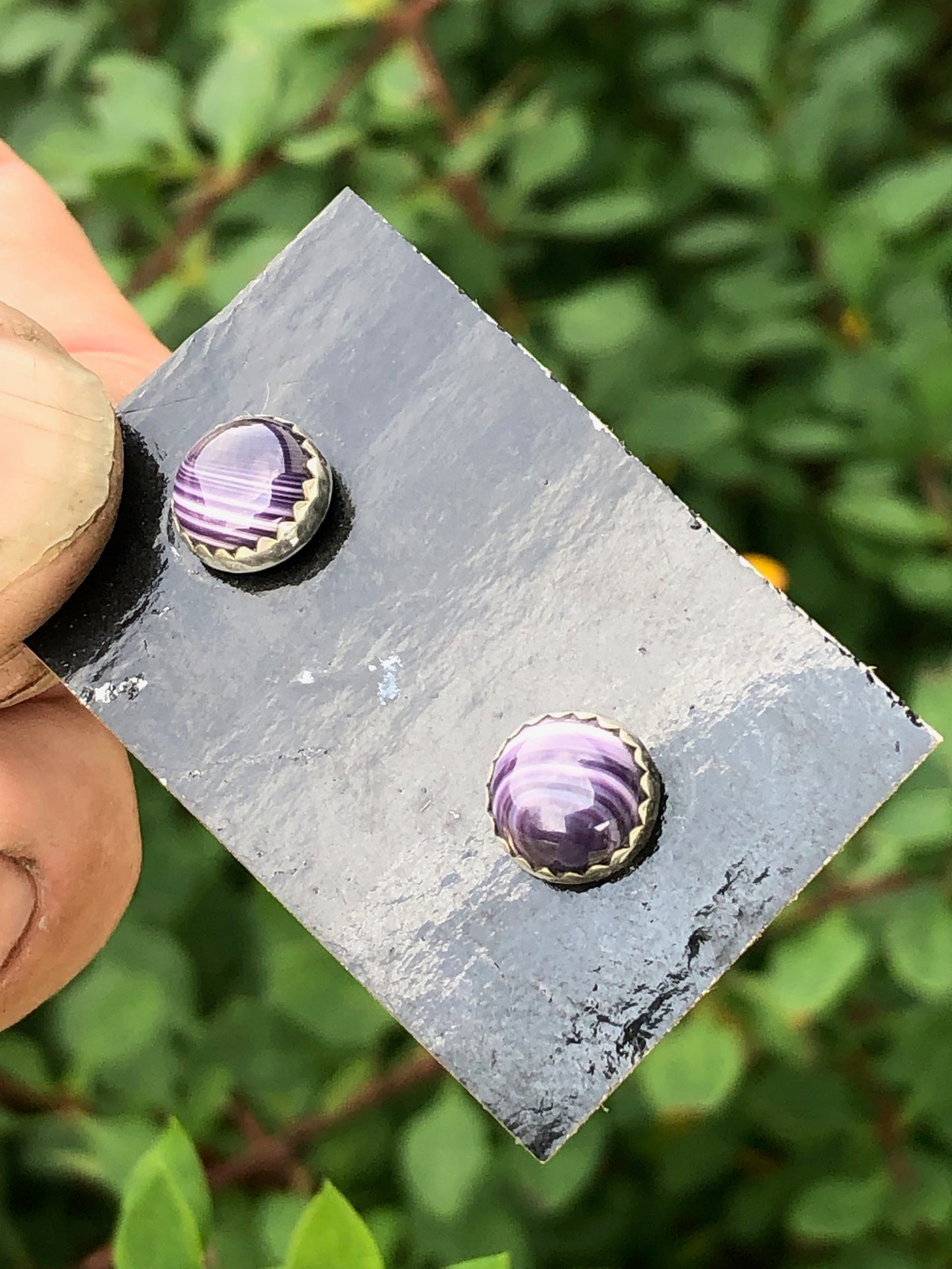 Wampum Circle Studs
