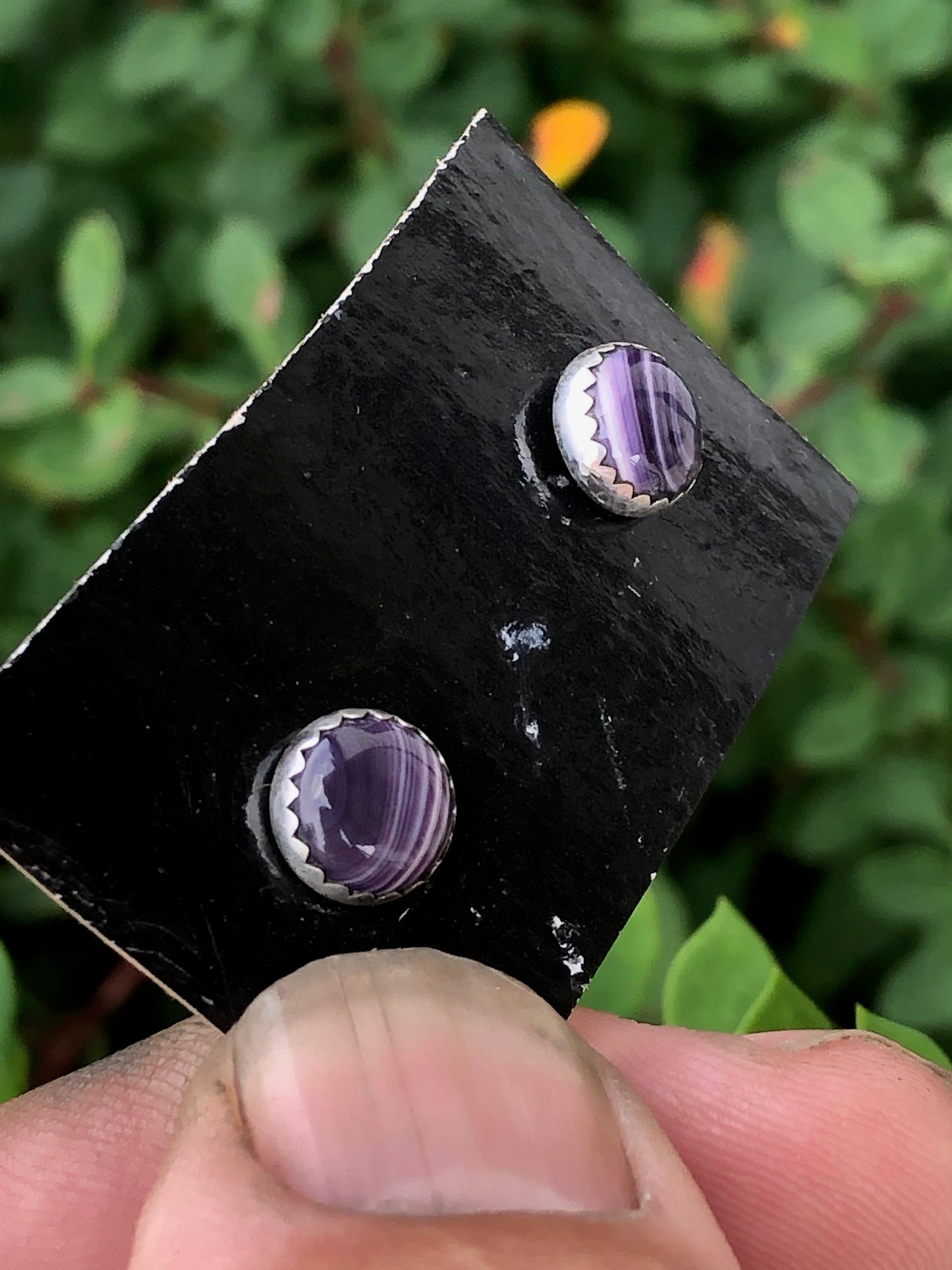 Wampum Circle Studs