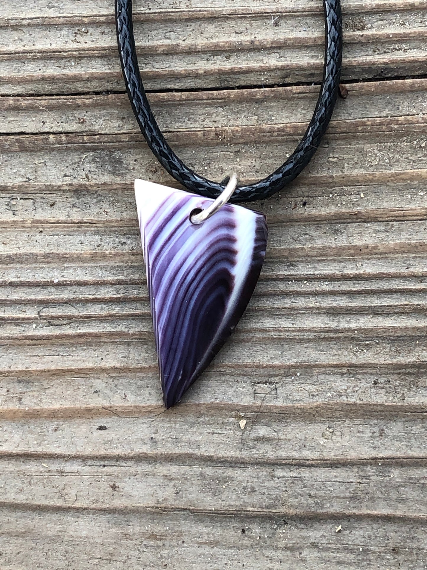 Free Form Wampum  necklace
