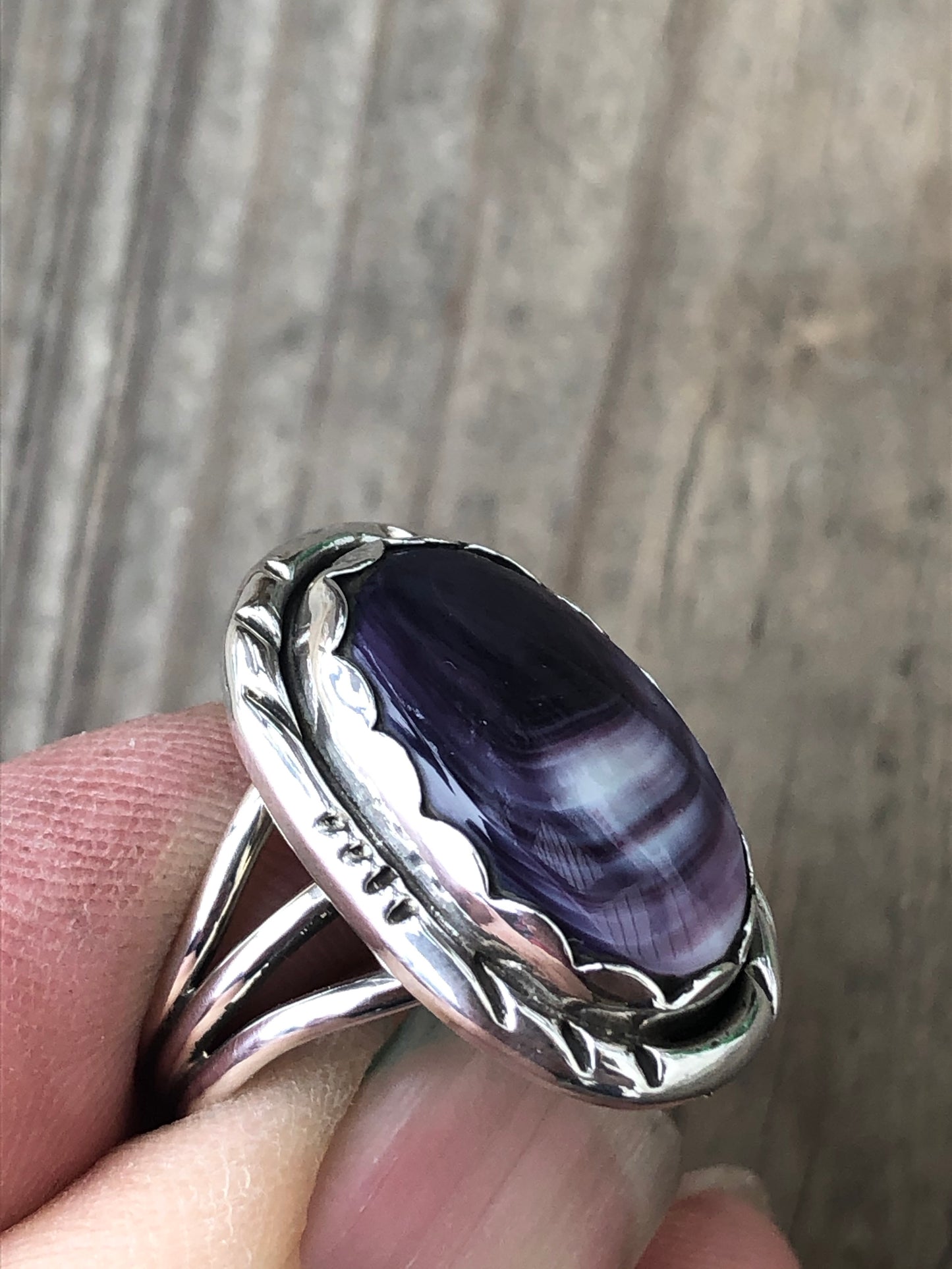 Wampum Large Oval Ring