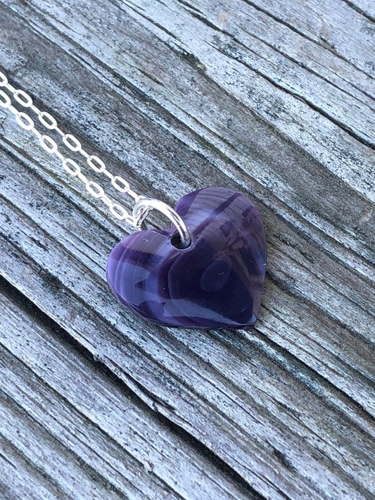 2 Wampum Heart necklace Valentines day special!