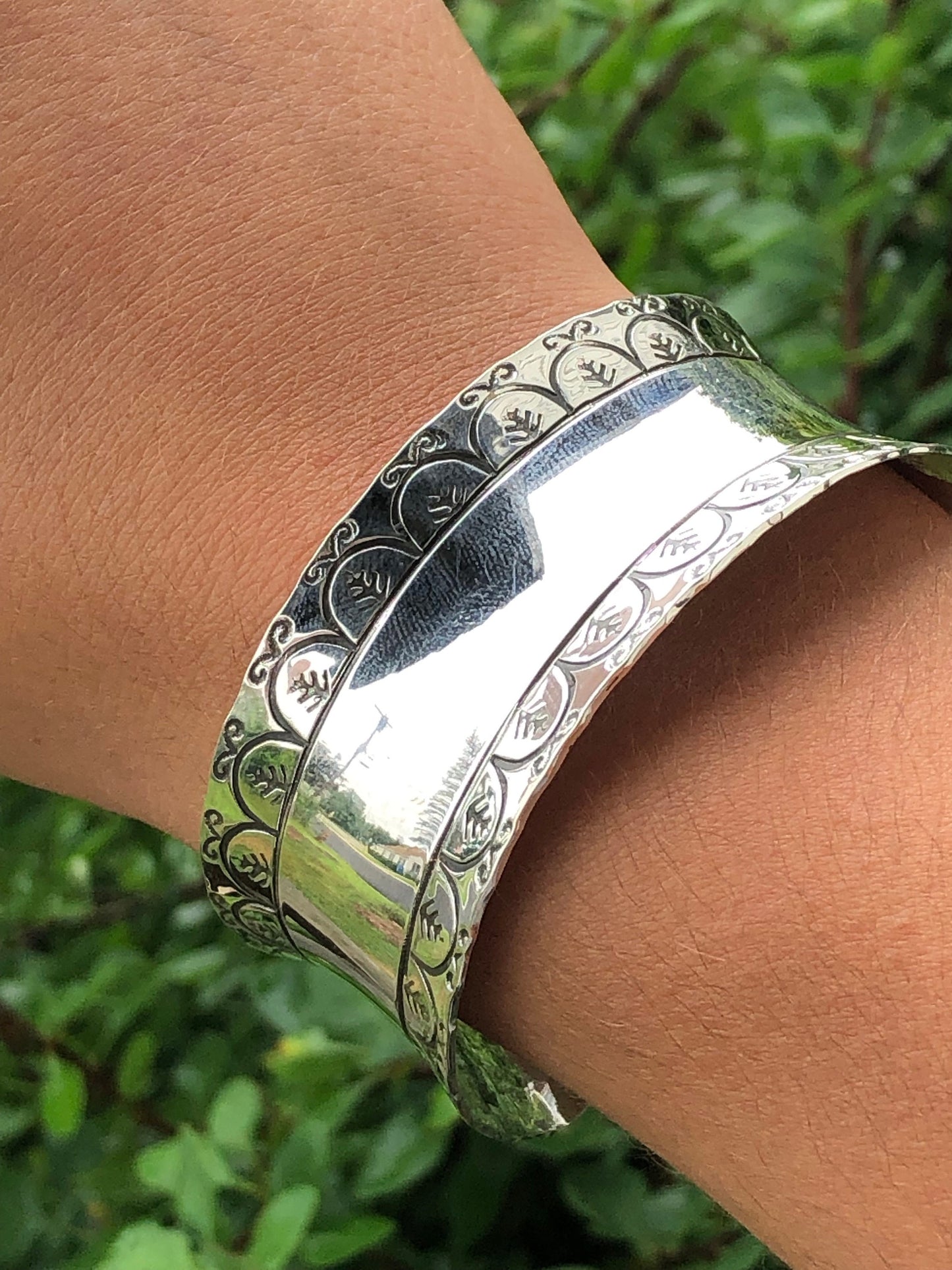 Silver Anticlass Sky Dome Bracelet.