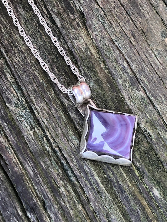 Wampum Diamond Necklace.