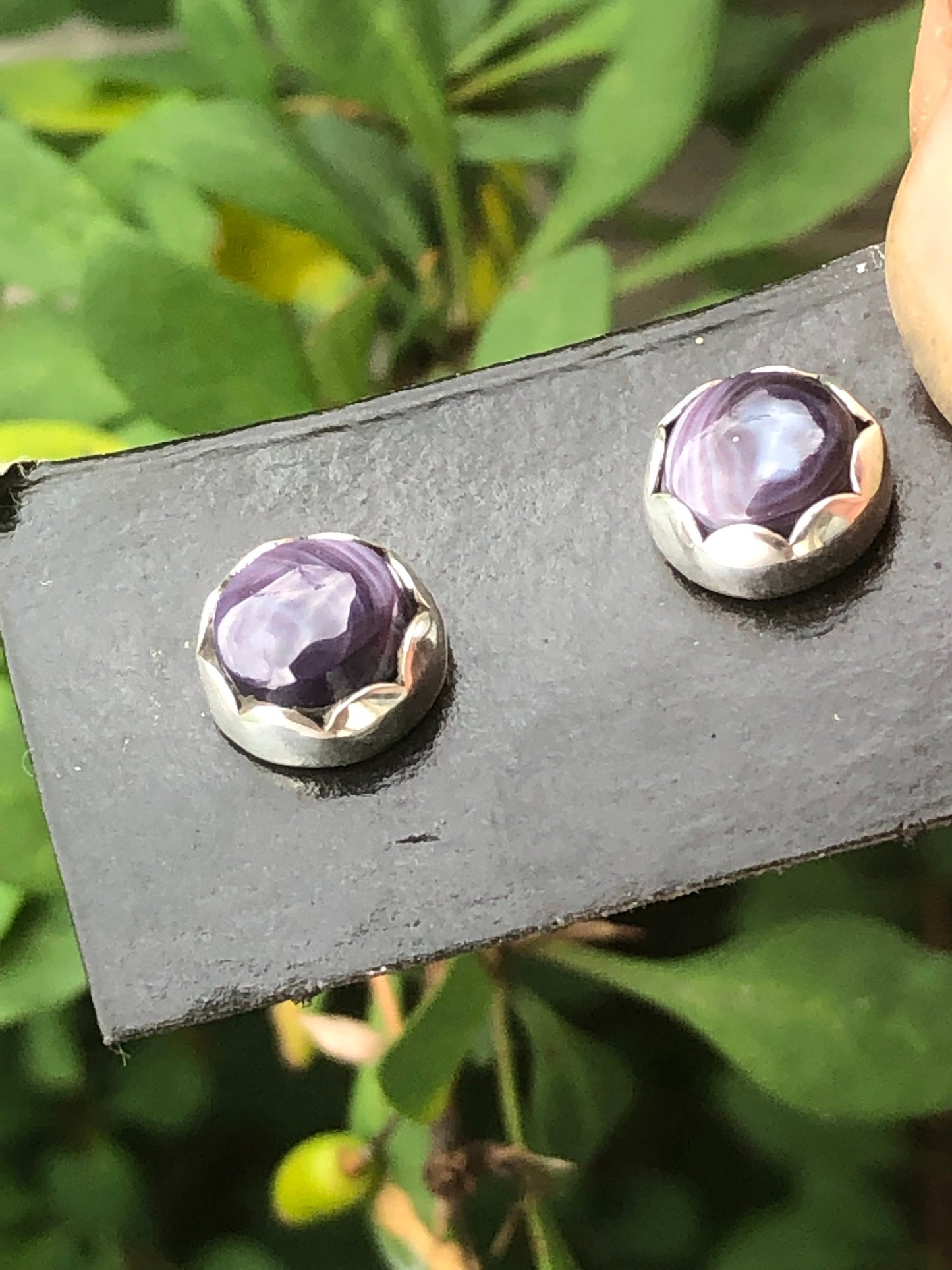 Wampum studs.