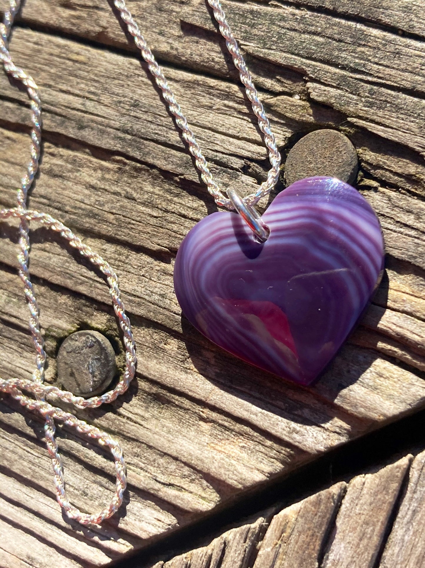 Littletree Wampum heart necklace.