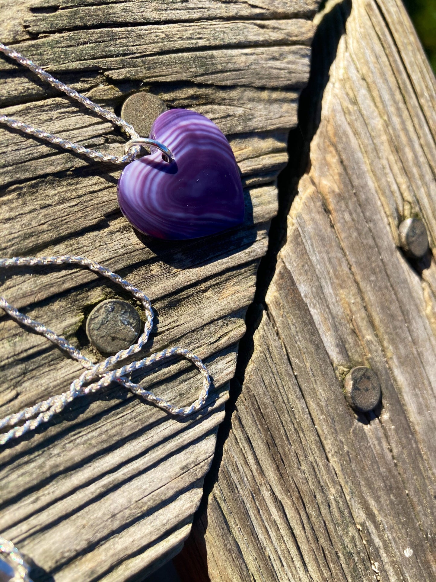 Littletree Wampum heart necklace.