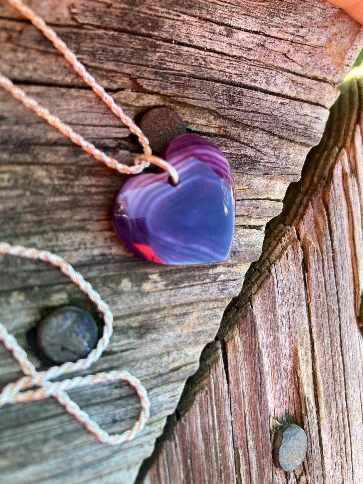 Littletree Wampum heart necklace.