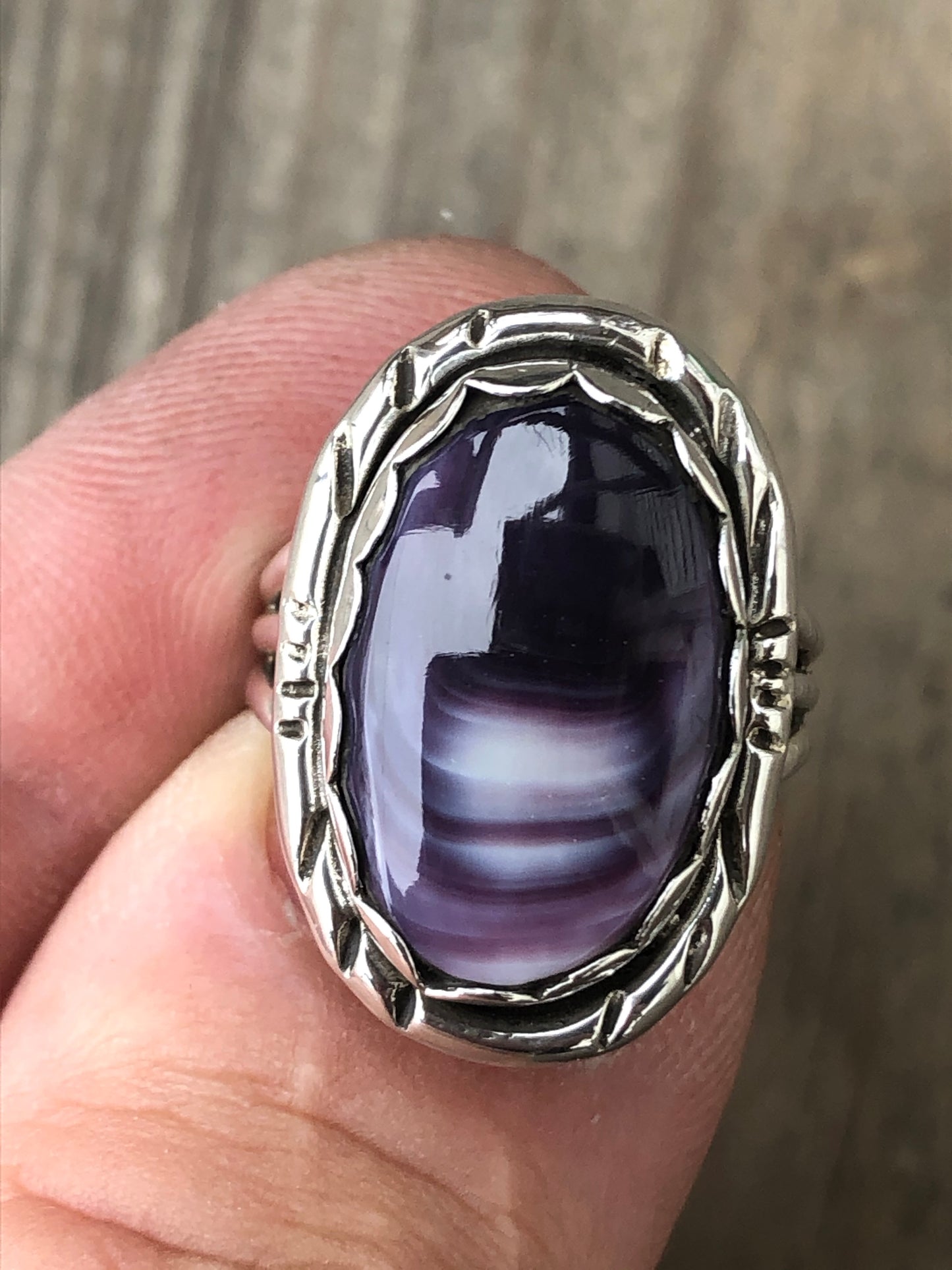 Wampum Large Oval Ring