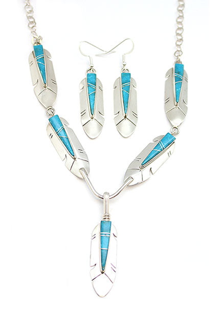 Navajo earring necklace set